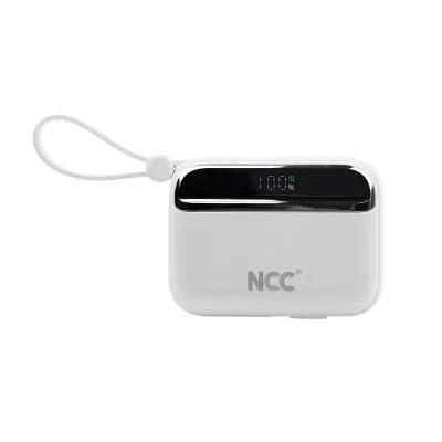 NCC BP12 10000mah Power Bank Fast Charging with Built in Cable - Image 4
